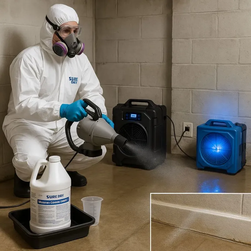 Sanitization and Odor Removal process in Forest Hills, MI